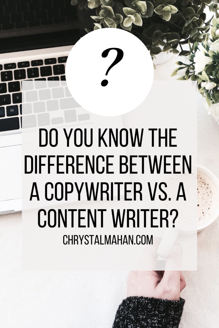 Do You Know the Difference Between a Copywriter and a Content Writer?