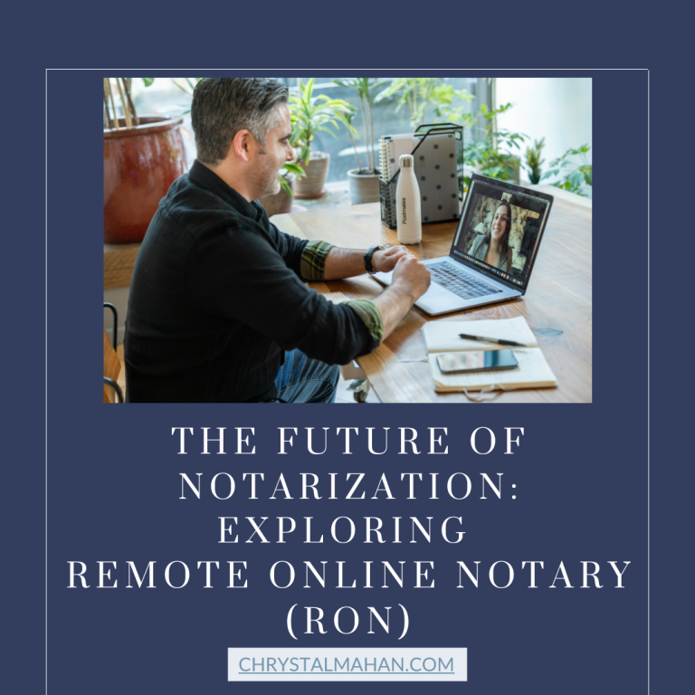 The Future of Notarization: Exploring Remote Online Notary (RON)