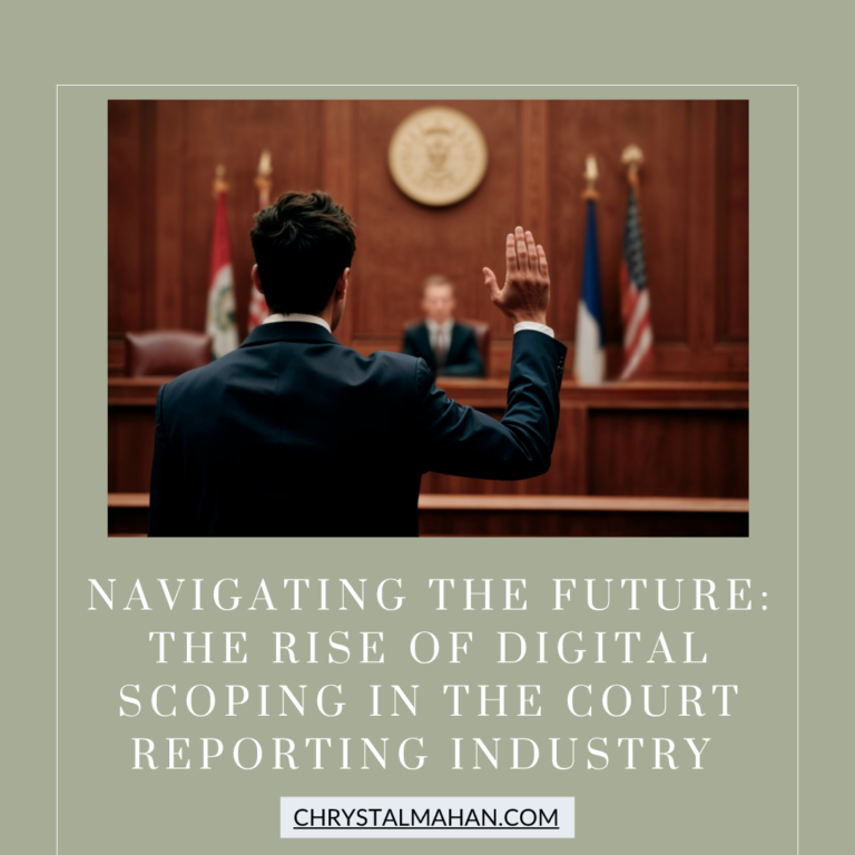 Navigating the Future: The Rise of Digital Scoping in the Court Reporting Industry