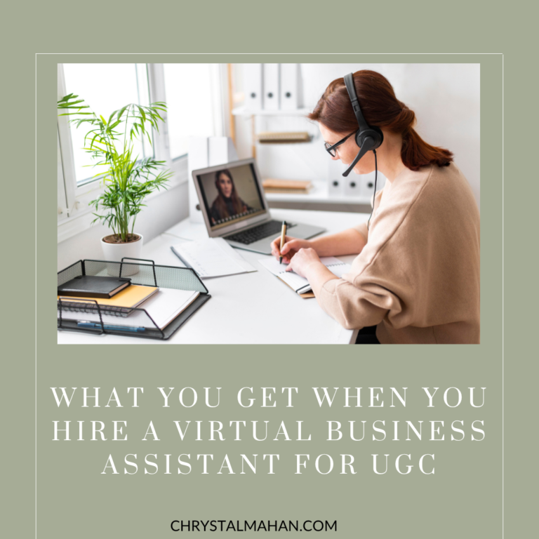 What You Get When You Hire a Virtual Business Assistant for UGC