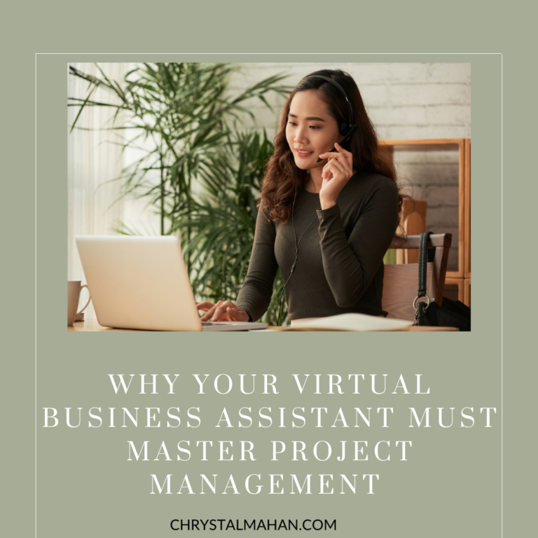 Why Your Virtual Business Assistant Must Master Project Management
